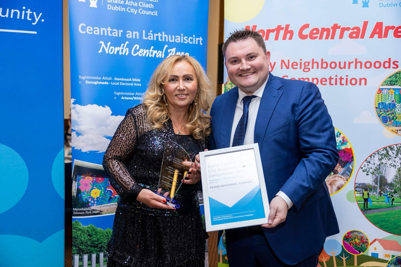 Clontarf are joint winners of the North Central Area City Neighbourhood Competition 2025